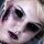 Kontaktlinsen Black Sclera 6 Monate, 22mm, Halloween Vampir Zombie