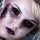 Kontaktlinsen Red Demon Sclera 6 Monate, Halloween Zombie Vampir D&auml;mon