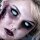 Kontaktlinsen Blind White 3 Monate, Halloween Zombie Vampir, wei&szlig;