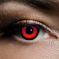 Kontaktlinsen Angelic Red 3 Monate, Halloween Zombie Vampir