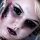 Kontaktlinsen Mini Sclera Black 6 Monate, 17 mm, Halloween Zombie Vampir Hexe