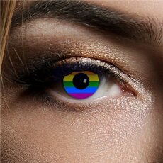 King of Halloween LGBTQ, Regenbogen, Rainbow Jahreslinse ideal für den CSD Christopher Street Day oder einfach aus Fun